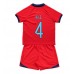 Engeland Declan Rice #4 Babykleding Uitshirt Kinderen WK 2022 Korte Mouwen (+ korte broeken)